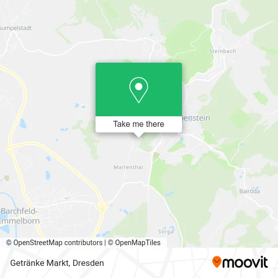 Карта Getränke Markt