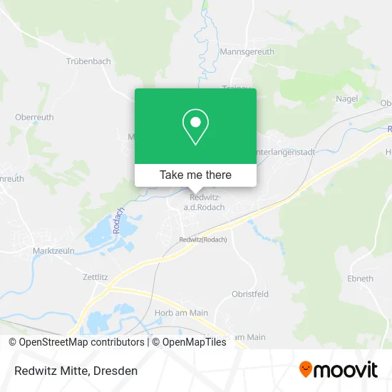 Карта Redwitz Mitte