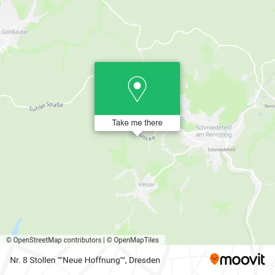 Карта Nr. 8 Stollen ""Neue Hoffnung""