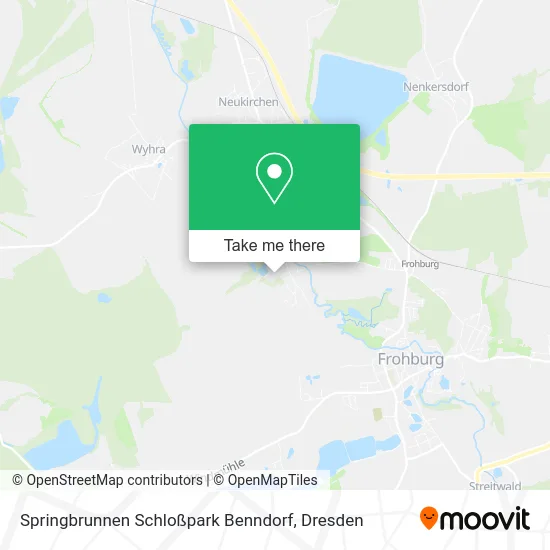 Карта Springbrunnen Schloßpark Benndorf