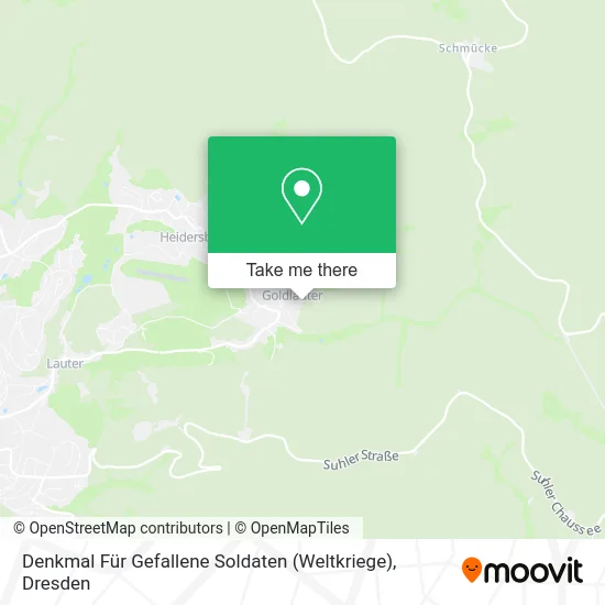 Карта Denkmal Für Gefallene Soldaten (Weltkriege)