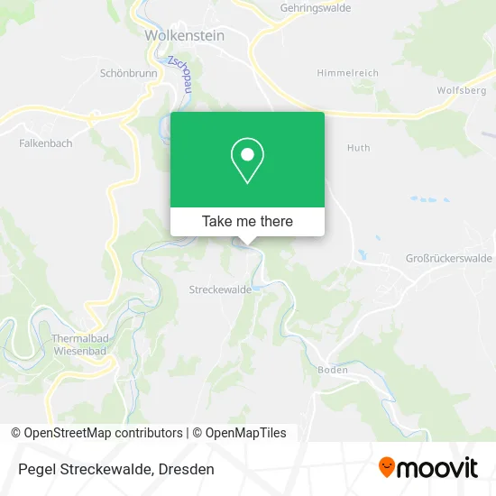 Карта Pegel Streckewalde