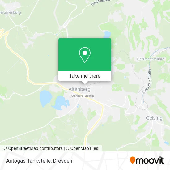 Карта Autogas Tankstelle