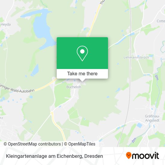Карта Kleingartenanlage am Eichenberg