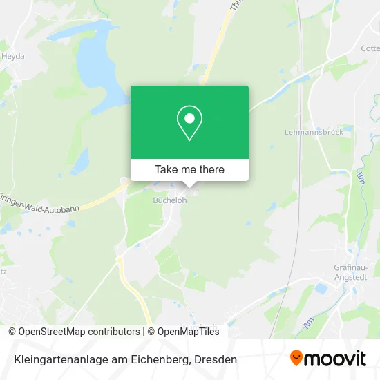 Карта Kleingartenanlage am Eichenberg