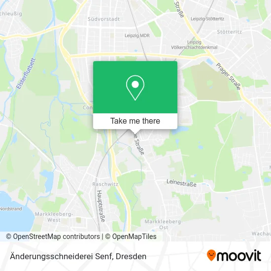 Карта Änderungsschneiderei Senf