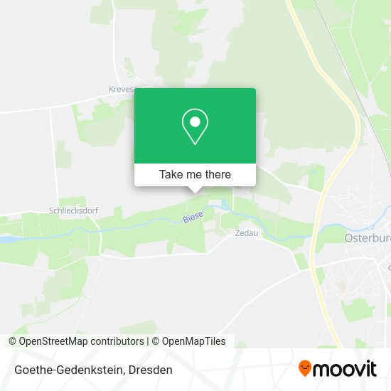 Карта Goethe-Gedenkstein