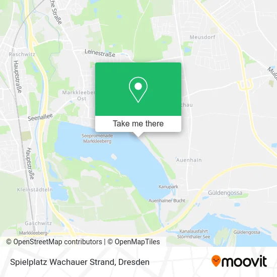 Карта Spielplatz Wachauer Strand