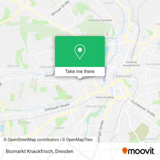 Карта Biomarkt Knackfrisch