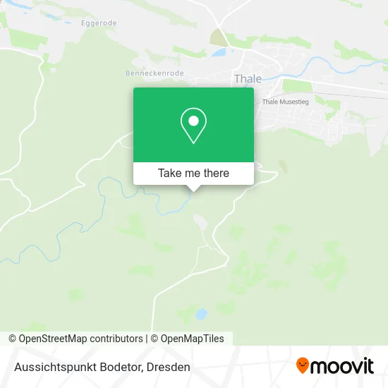 Карта Aussichtspunkt Bodetor