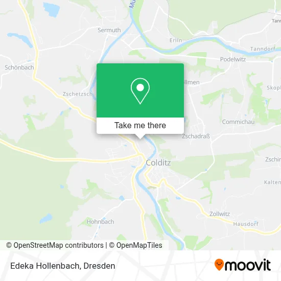 Edeka Hollenbach map