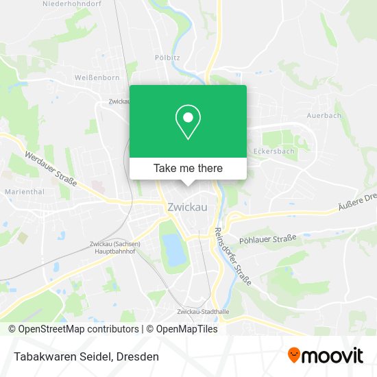 Карта Tabakwaren Seidel