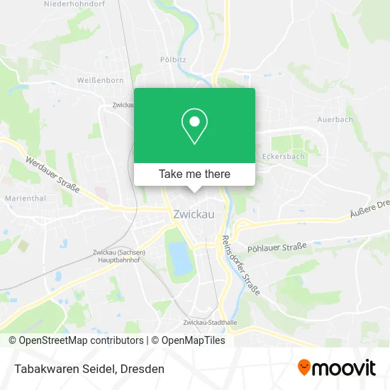 Карта Tabakwaren Seidel