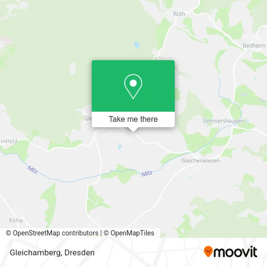 Карта Gleichamberg