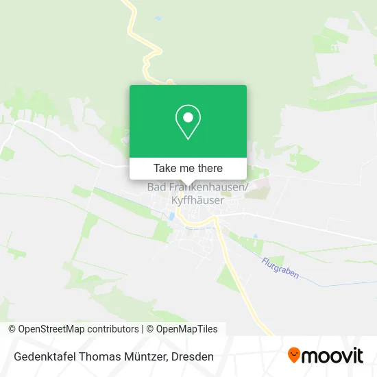 Карта Gedenktafel Thomas Müntzer