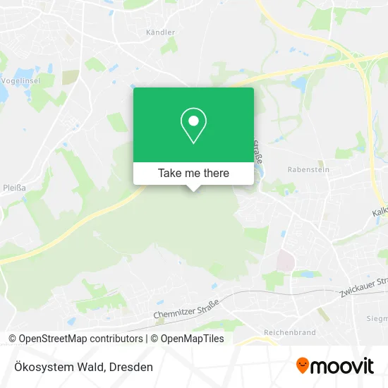 Карта Ökosystem Wald