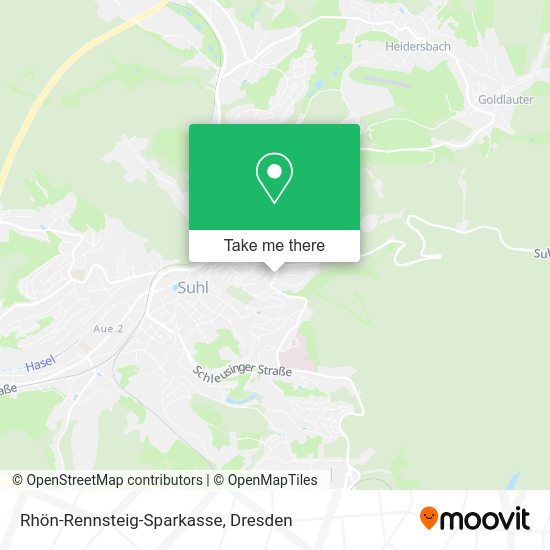 Карта Rhön-Rennsteig-Sparkasse