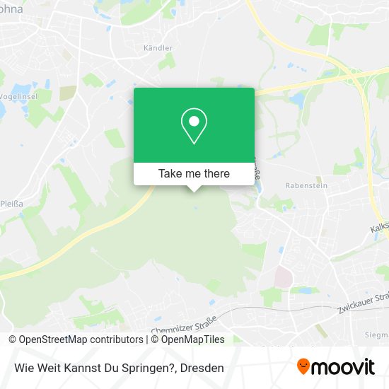 Карта Wie Weit Kannst Du Springen?