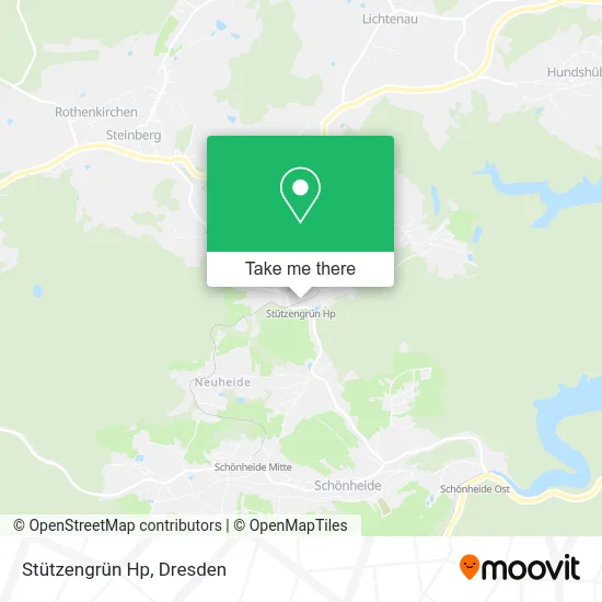 Карта Stützengrün Hp