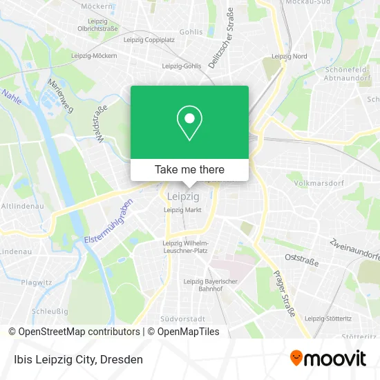 Карта Ibis Leipzig City