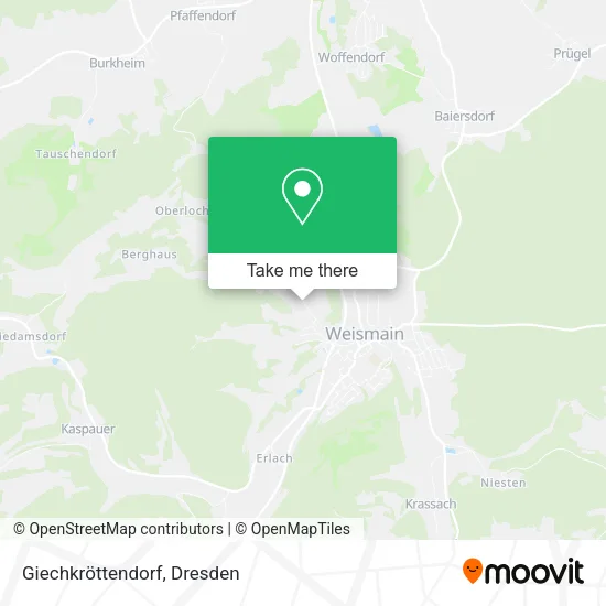 Карта Giechkröttendorf