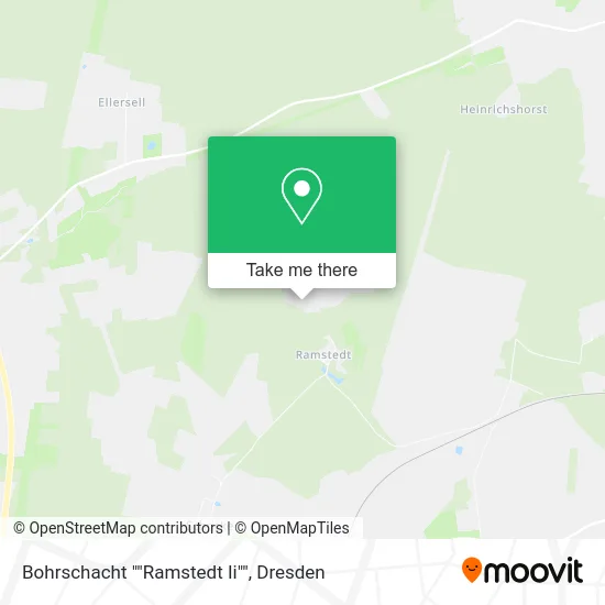 Карта Bohrschacht ""Ramstedt Ii""