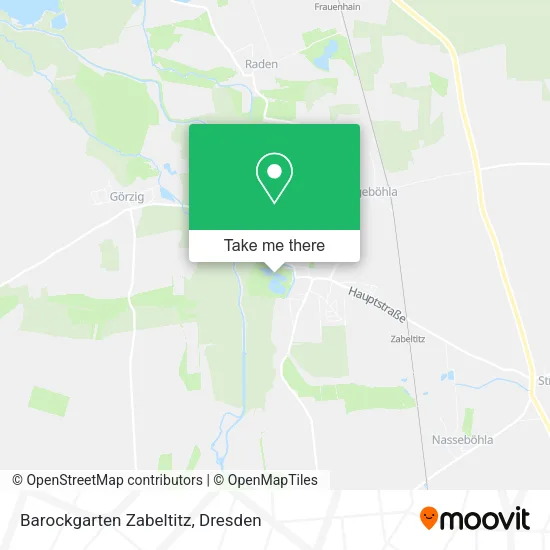 Карта Barockgarten Zabeltitz