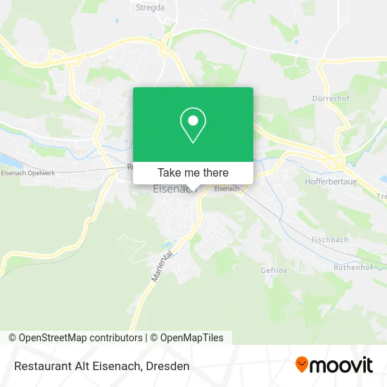 Карта Restaurant Alt Eisenach