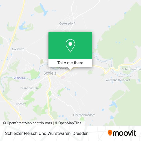 Карта Schleizer Fleisch Und Wurstwaren