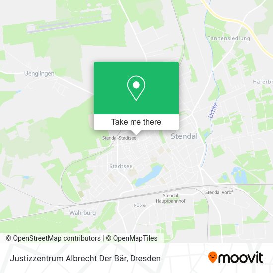 Карта Justizzentrum Albrecht Der Bär