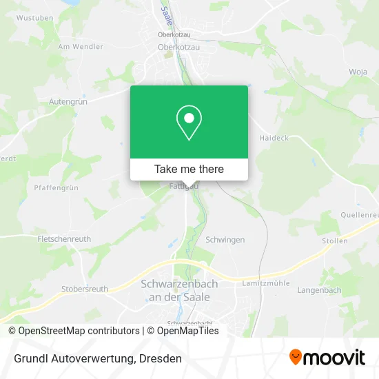 Карта Grundl Autoverwertung