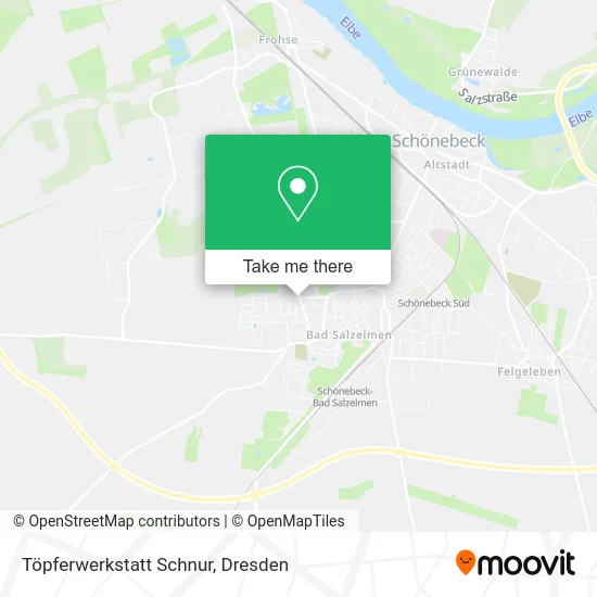 Карта Töpferwerkstatt Schnur