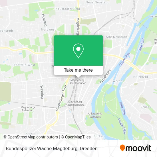 Карта Bundespolizei Wache Magdeburg