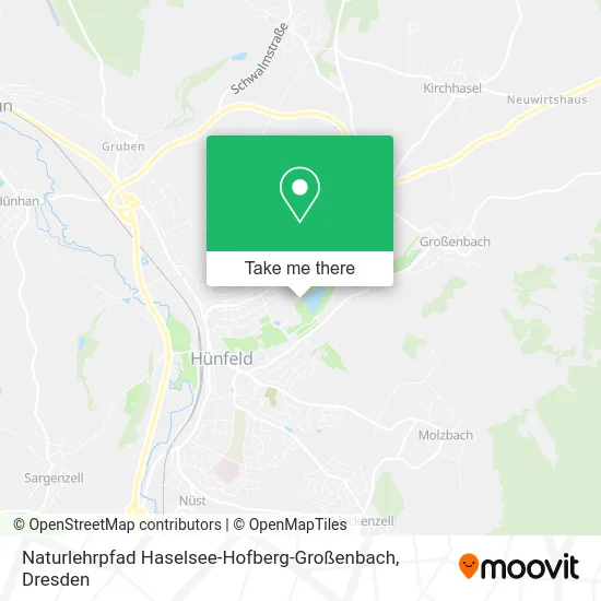 Карта Naturlehrpfad Haselsee-Hofberg-Großenbach