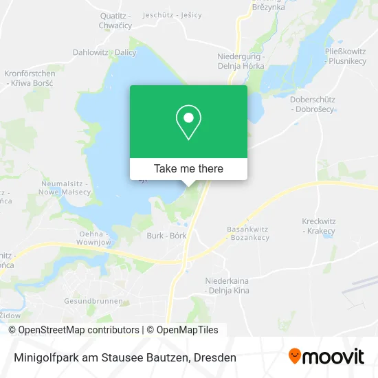 Карта Minigolfpark am Stausee Bautzen