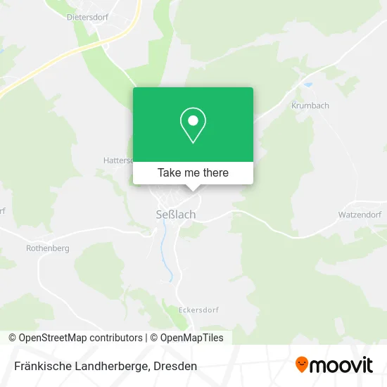 Карта Fränkische Landherberge