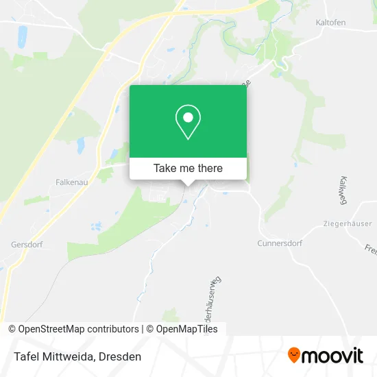 Карта Tafel Mittweida