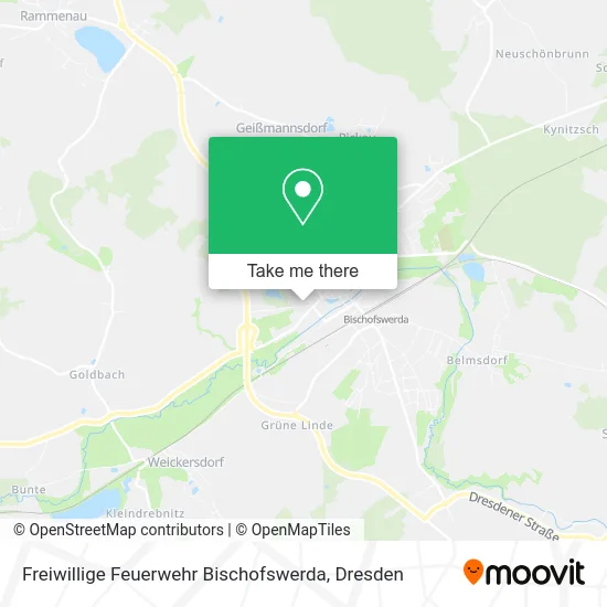 Карта Freiwillige Feuerwehr Bischofswerda