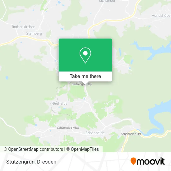 Карта Stützengrün