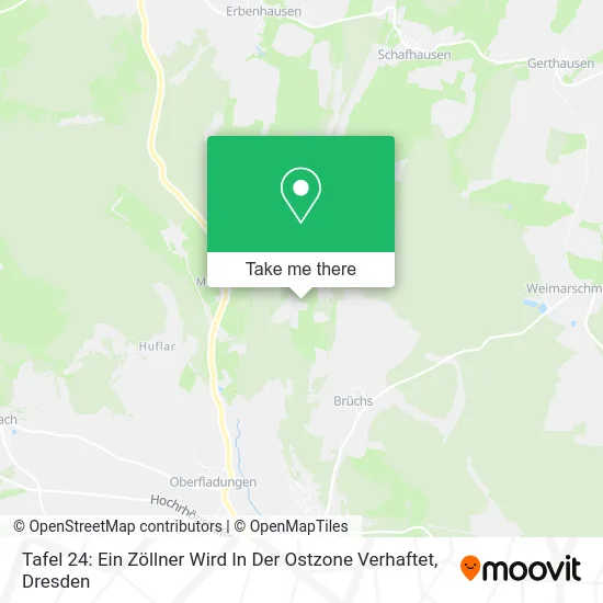 Карта Tafel 24: Ein Zöllner Wird In Der Ostzone Verhaftet