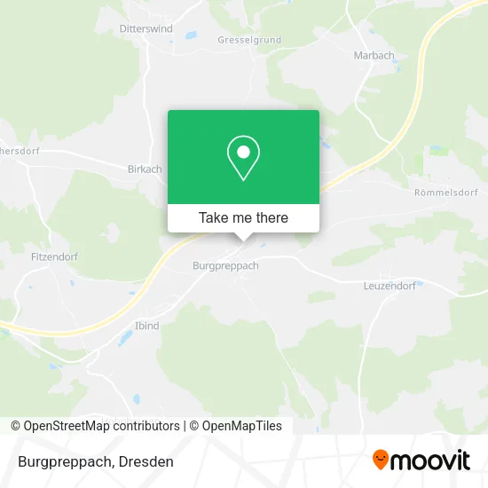 Карта Burgpreppach