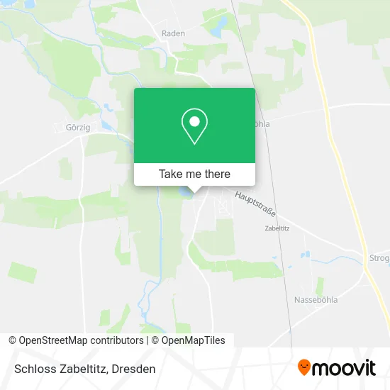 Карта Schloss Zabeltitz