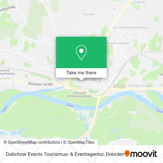 Карта Dalichow Events Tourismus- & Eventagentur
