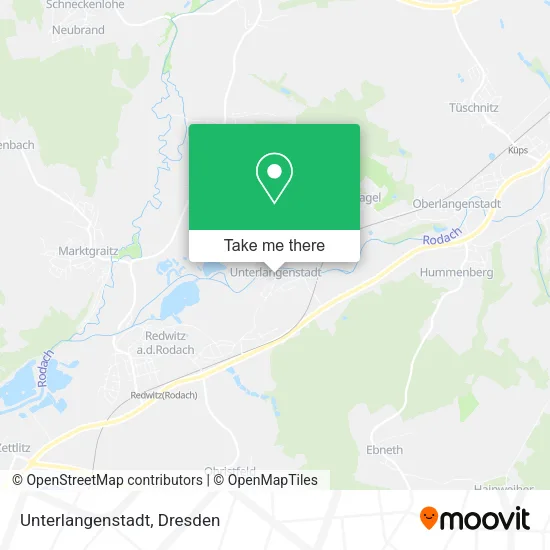 Карта Unterlangenstadt