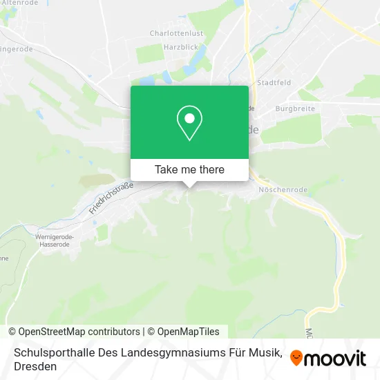 Schulsporthalle Des Landesgymnasiums Für Musik map