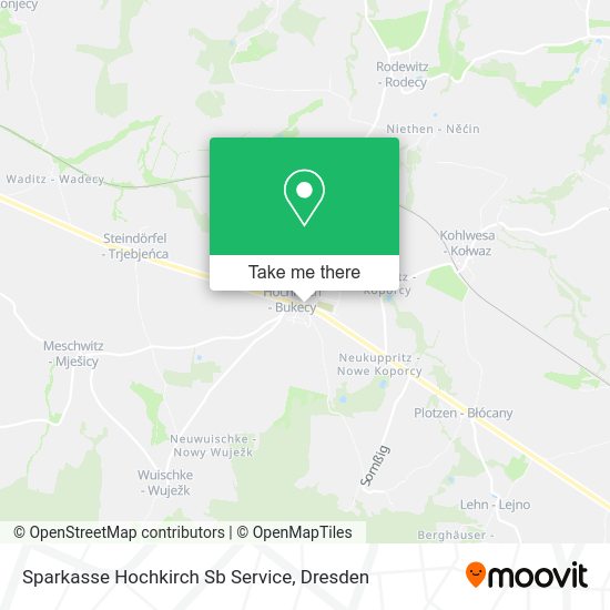 Карта Sparkasse Hochkirch Sb Service