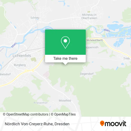 Карта Nördlich Von-Creyerz-Ruhe