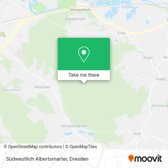 Карта Südwestlich Albertsmarter