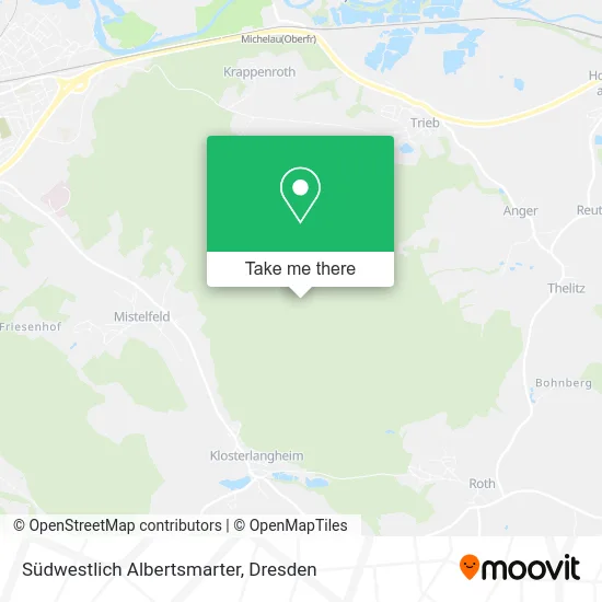 Карта Südwestlich Albertsmarter