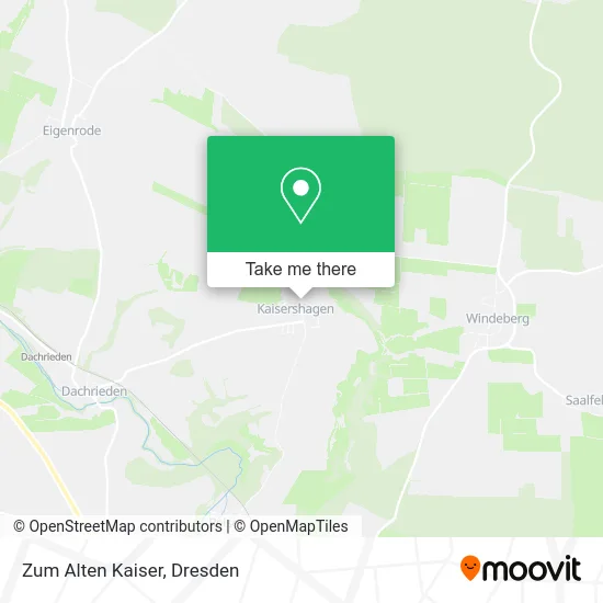 Карта Zum Alten Kaiser